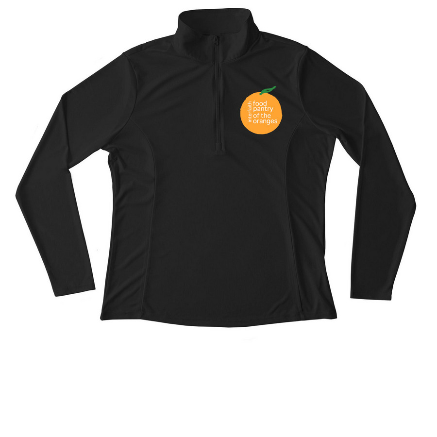 IFPO ? Zip Collection, a Black Women's Performance Quarter Zip Pullover