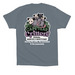 Cape Fear Critters Animal Rescue&nbsp;, a Steel Blue Premium Cotton Tee (back-view)