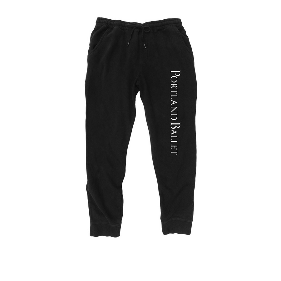 PB Joggers, a Black Midweight Fleece Joggers