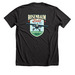 T-Shirts Full Color Logo Back, a Dark Grey Heather Premium Unisex Tee (back-view)