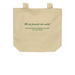 NAPA WILDLIFE RESCUE, a Oyster Organic Cotton Tote Bag (back-view)
