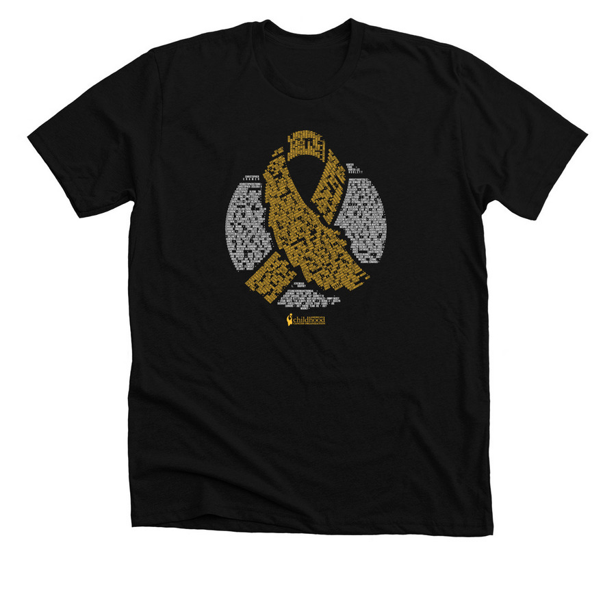 2025 CCAM In Memory CH-JO Names, a Solid Black Blend Premium Unisex Tee