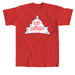 DC Activist Street Band - Red Lettering, a Red Union Made Unisex Tee