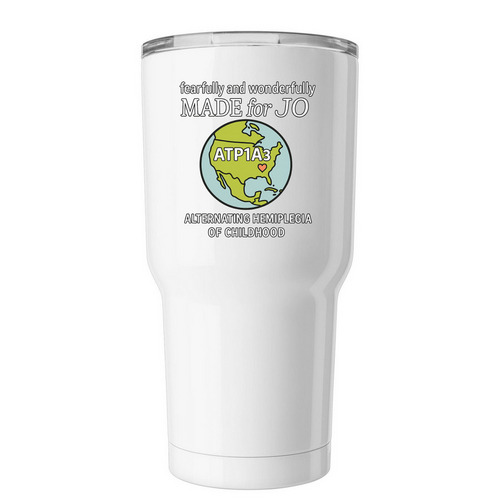 Sip and support&nbsp;, a White Insulated Tumbler