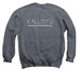 Callisto Shirt - You Are Not Alone, a Dark Heather Crewneck Sweatshirt (back-view)