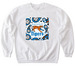 Chainmail Mascots - Detroit Tigers, a White Softstyle Crewneck Sweatshirt