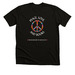 Peace Sign White, a Solid Black Blend Premium Unisex Tee
