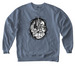 Pug-O-Ween 2026, a Blue Jean Comfort Colors Crewneck Sweatshirt