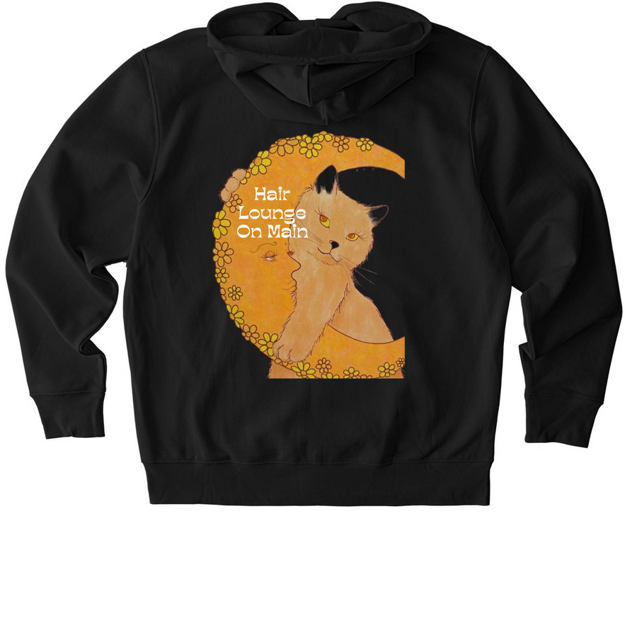 HL CELESTIAL NIGHTS, a Black Stanley/Stella Unisex Cultivator 2.0 Zip Up Pullover Hoodie (back-view)