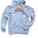 "Queer" in ASL <3, a Light Blue Pullover Hoodie