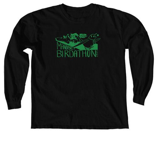 2024 Bird-A-Thon&nbsp;, a Black Comfort Colors Long Sleeve Tee