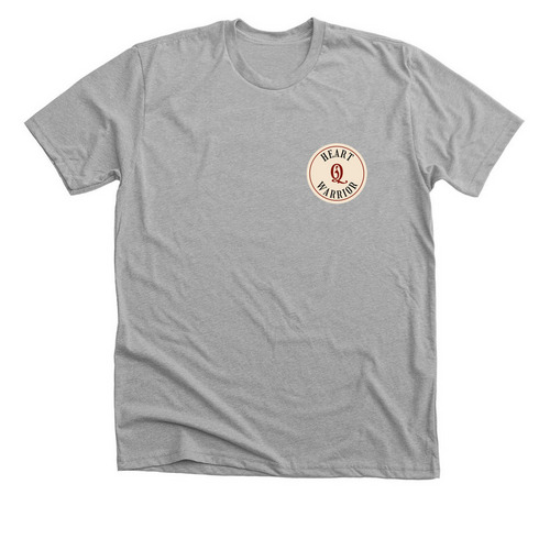 Heart Warrior Queen, a Athletic Heather Premium Unisex Tee