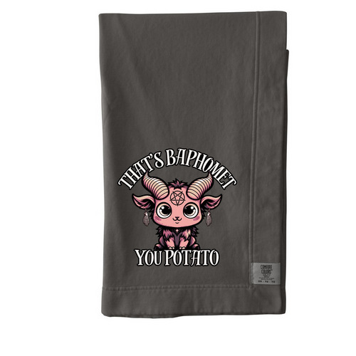 Baphomet&nbsp;, a Pepper Comfort Colors Blanket