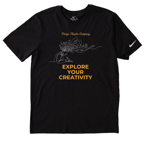 Explore Your Creativity!, a Black Nike Dri-FIT Jersey Blend Performance Tee
