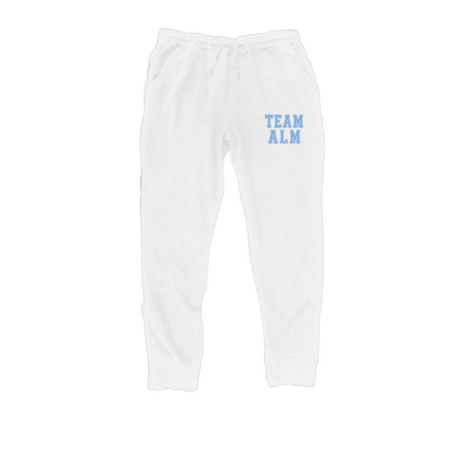 ALM Nationals Pants, a White Midweight Fleece Joggers