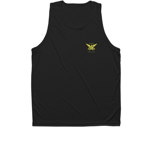 Quarter Zips & Tanks&nbsp;, a Black Unisex Performance Tank