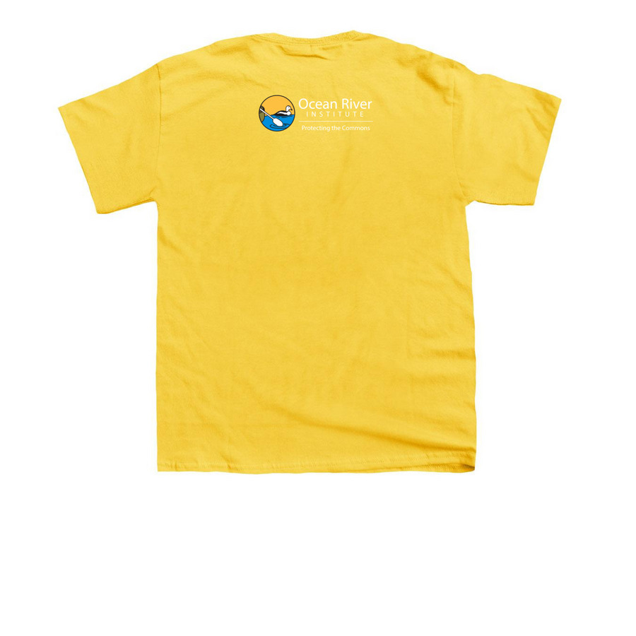 Pocket Forests reduce stormwater with trees, a Daisy Youth Unisex Tee (back-view)