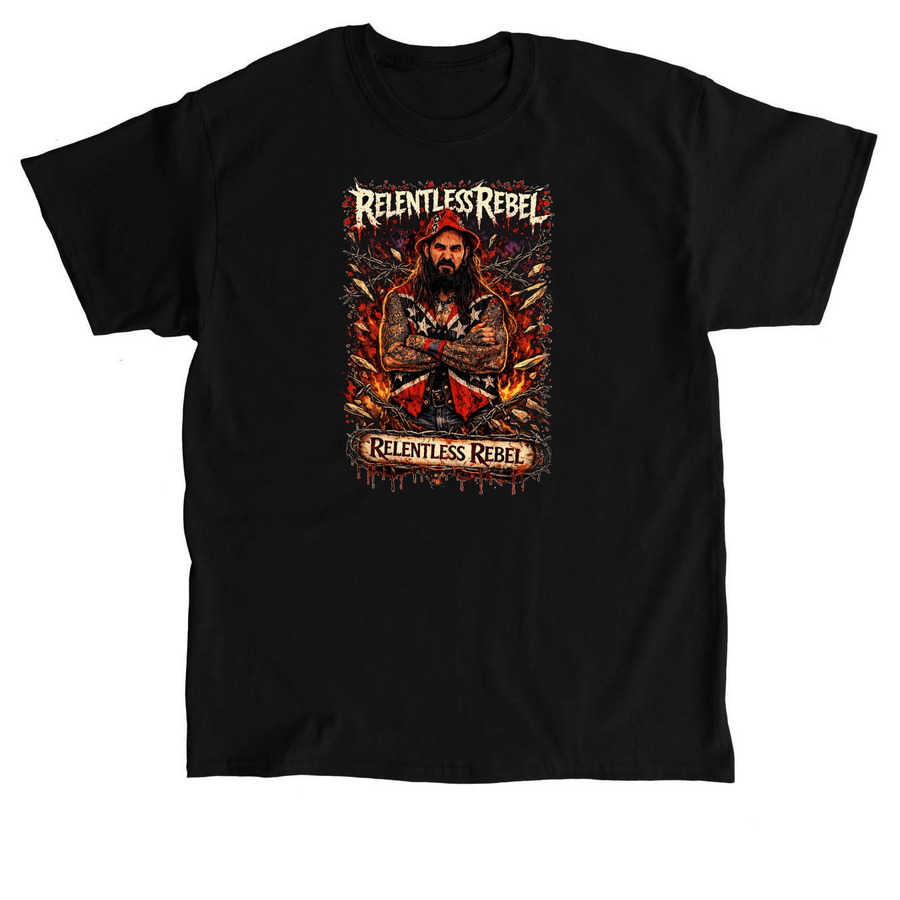 OFFICIAL RELENTLESS REBEL T-shirt, a Black Classic Unisex Tee