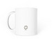 Love Serve Mug, a White Coffee Mug (back-view)