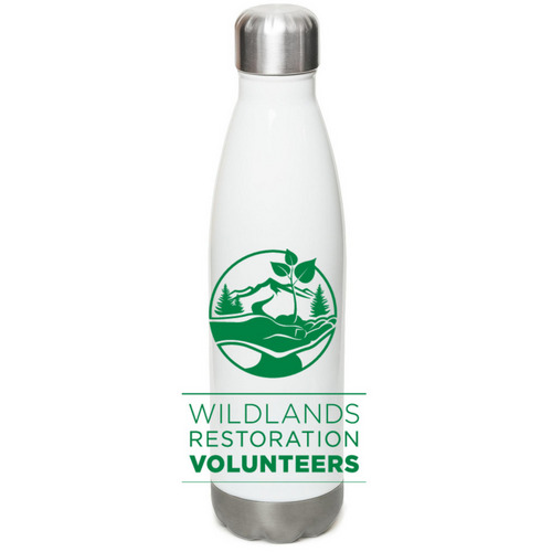 WRV Water Bottle, a White Stainless Steel Water Bottle
