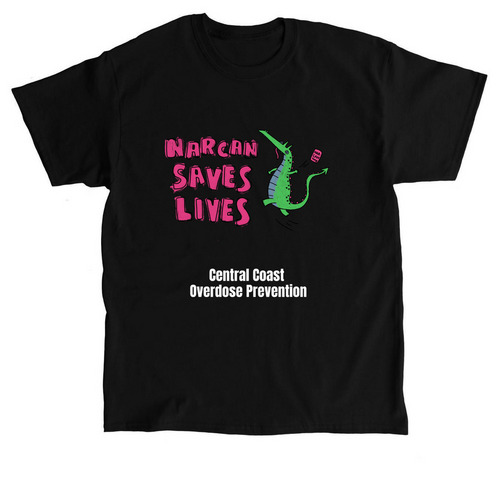 CCODP Shirt: Narcan Saves Lives, a Black Classic Unisex Tee