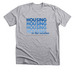 Housing Is The Solution, a Athletic Heather Premium Unisex Tee