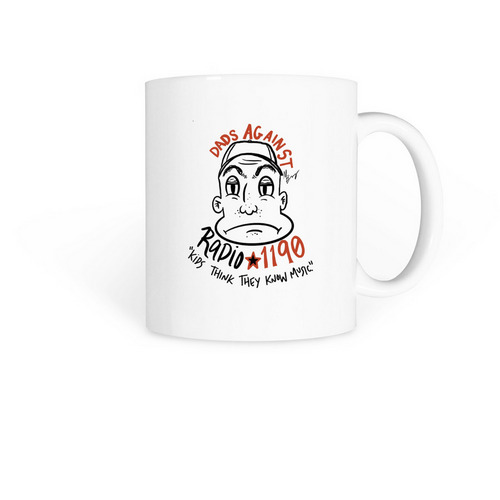Dads Against Radio 1190, a White Coffee Mug