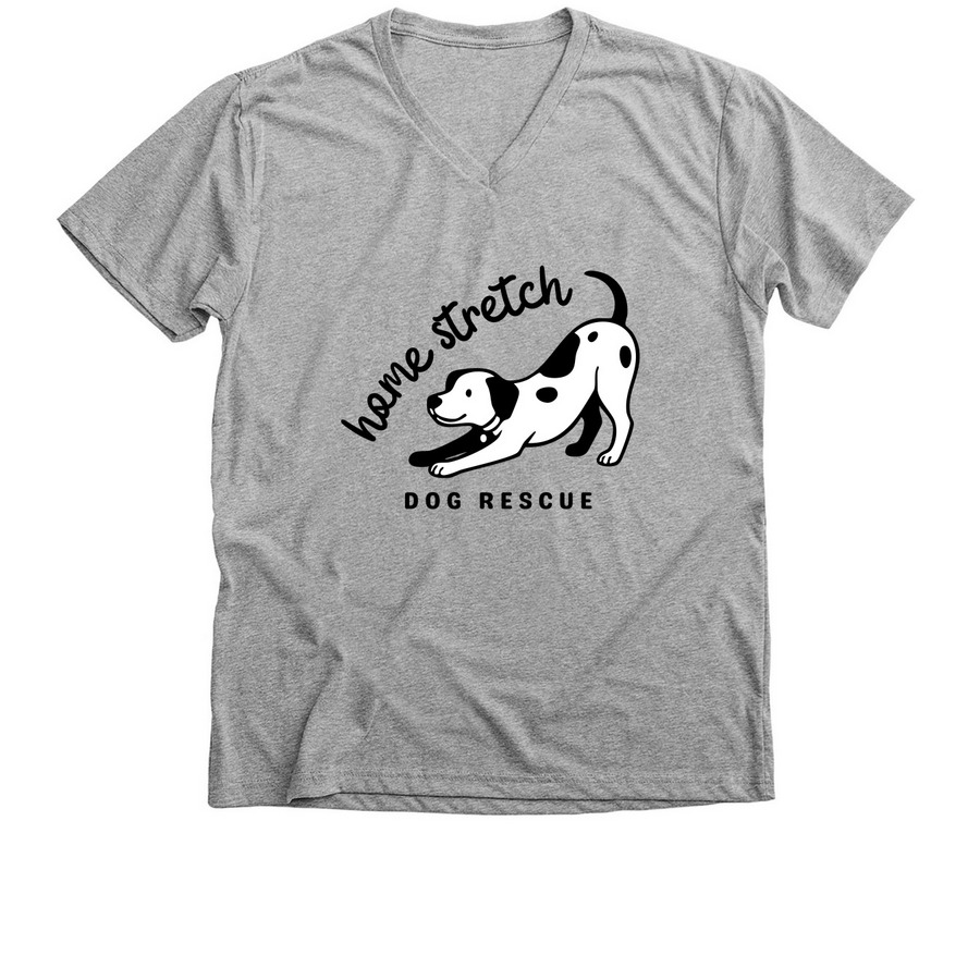 Home Stretch Dog Rescue, a Athletic Heather Premium V-Neck Tee