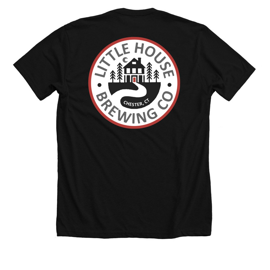 The O.G., a Solid Black Blend Premium Unisex Tee (back-view)
