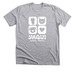 YAQUI IS LOVE - WHITE LOGO, a Athletic Heather Premium Unisex Tee
