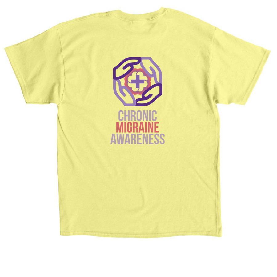 Chris Will Walk 1000 Miles, a Cornsilk Classic Unisex Tee (back-view)