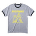 Seasons, a Athletic Heather/ Jet Black Cotton Ringer Tee
