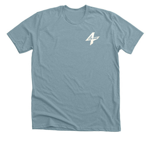 ALL THAT I NEED, a Heather Blue Lagoon Premium Unisex Tee