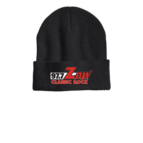 Beanies, a Heather Charcoal Printed Cuffed Beanie
