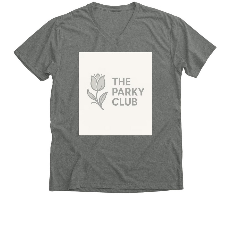 Parkinson?s Warriors Don?t Go Quietly, a Deep Heather Premium V-Neck Tee