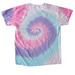 Love those Tunnels, a Unicorn Classic Tie Dye Tee (back-view)