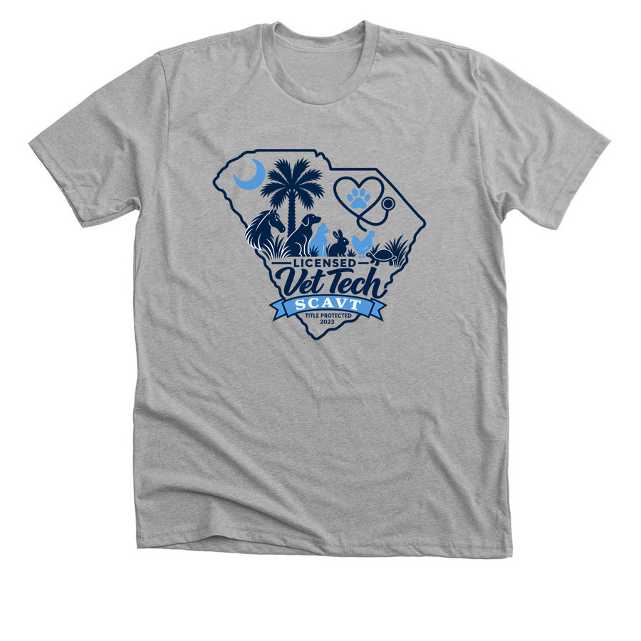 2026 NVTW SC state LVT&nbsp;, a Athletic Heather Premium Unisex Tee
