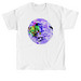 Purple DigiDisco, a White Classic Unisex Tee