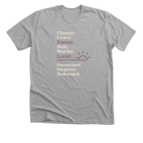 I AM 2, a Athletic Heather Premium Unisex Tee