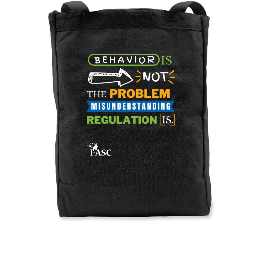 Regulation Tote, a Black Recycled Cotton Tote Bag