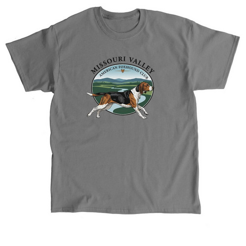 Missouri Valley American Foxhound Club, a Charcoal Classic Unisex Tee