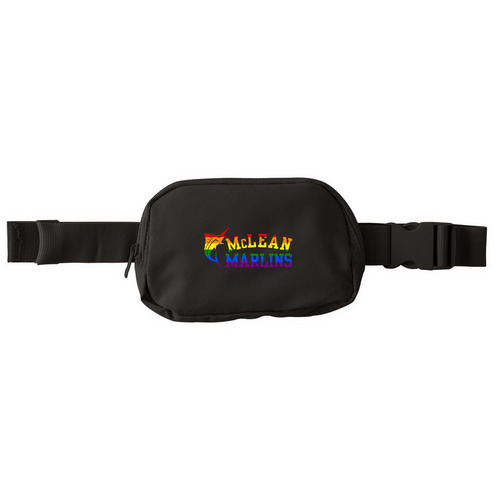 Marlins Pride Pack '26, a Deep Black Matte Hip Pack
