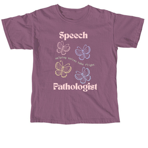 Butteryfly t-shirt, a Berry Comfort Colors Unisex Tee