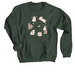 Buns are magic!, a Forest Crewneck Sweatshirt