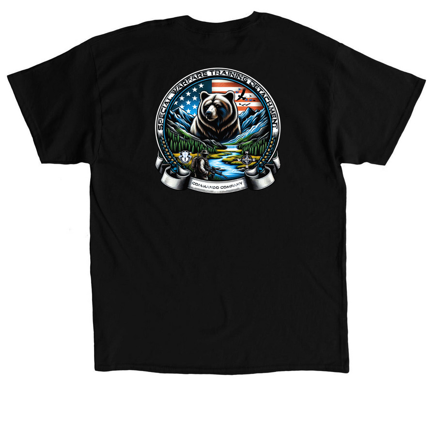 SWTD Training Team 4.0, a Black Classic Unisex Tee (back-view)