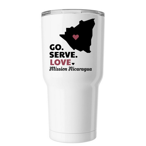 Mission Nicaragua (tumbler), a White Insulated Tumbler