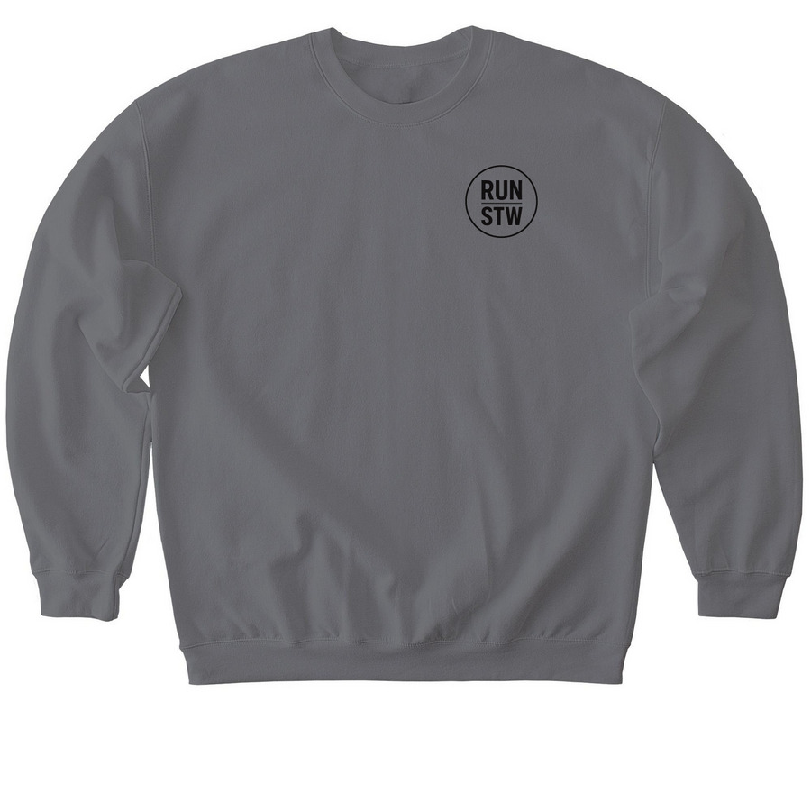 We Run This Town, a Charcoal Softstyle Crewneck Sweatshirt