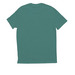 Herbstalk Clothing, a Deep Sea Green Allmade Eco Triblend Unisex Tee (back-view)