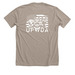 Comfy Neutrals Collection, a Heather Stone Premium Unisex Tee (back-view)