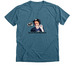 Run, a Heather Deep Teal Premium V-Neck Tee